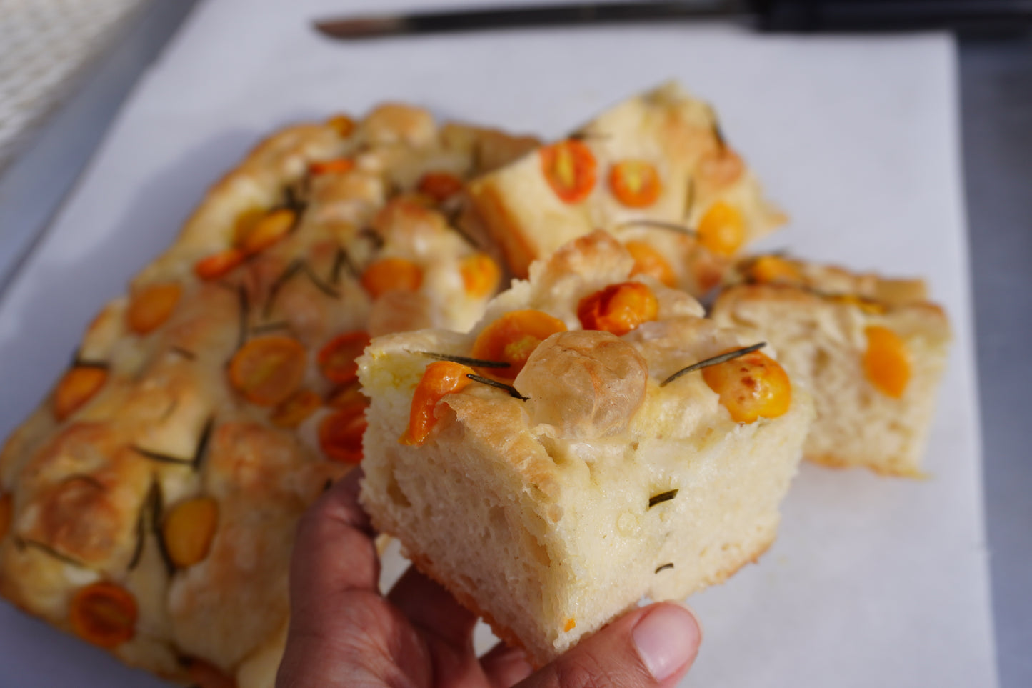 Tomato Rosemary Focaccia